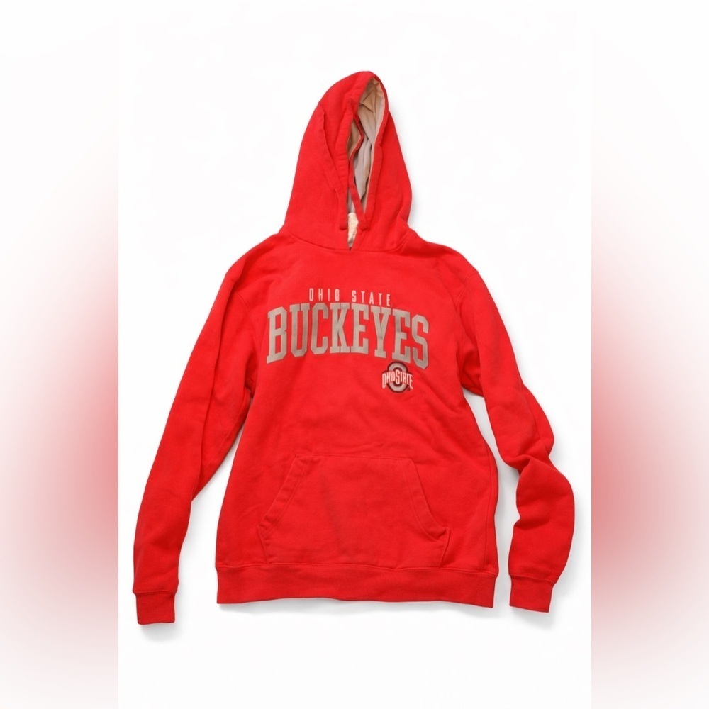 Champion Red and Gray Hoodie Size Small Ohio Buckeyes